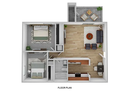 Floor plan B2 - Bridgeport