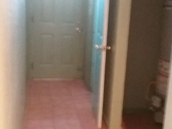 Hallway with utility room