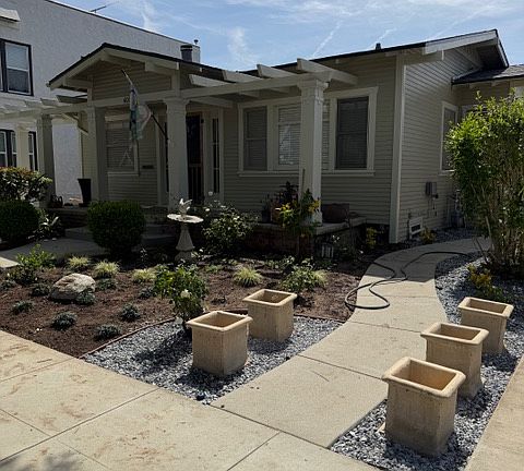 Pathway leading to your back house