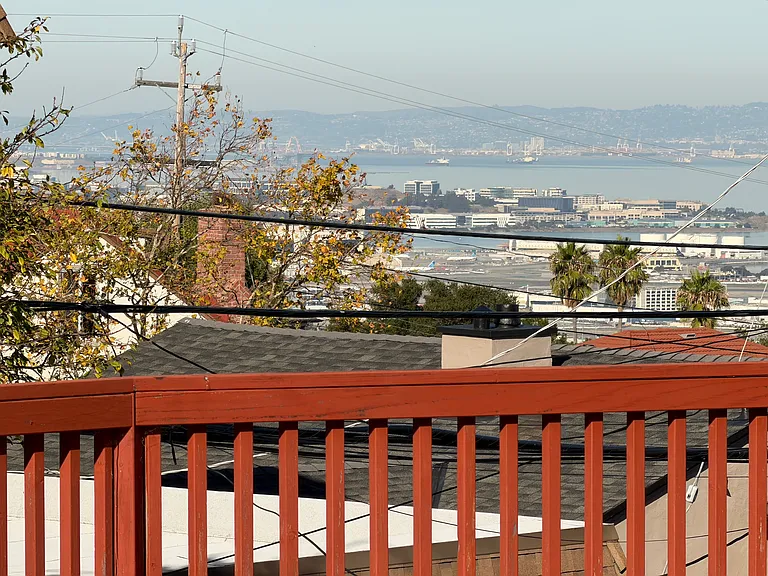 view from patio deck