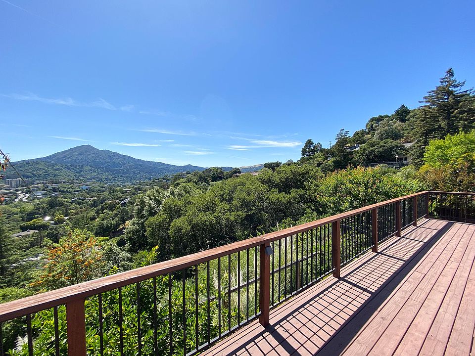 View of Mt Tamalpais from living room, dinning rooms, and main bedroom
