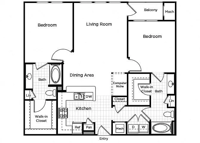 Floor plan B1