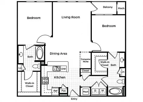 Floor plan B1