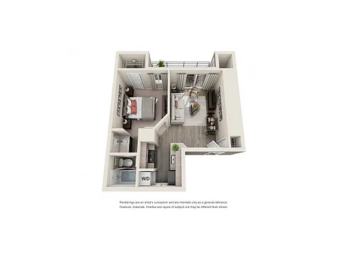 Floor plan 1x1JR