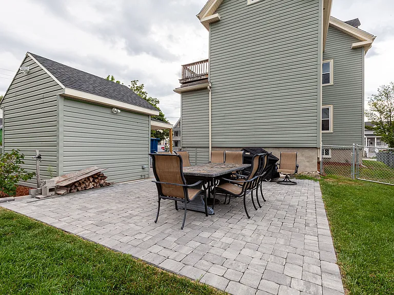 Backyard patio
