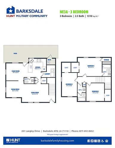 Floor plan 3 BEDROOM
