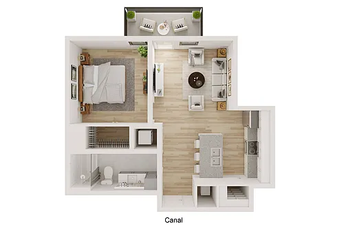 Floor plan Shiplock Views - Canal