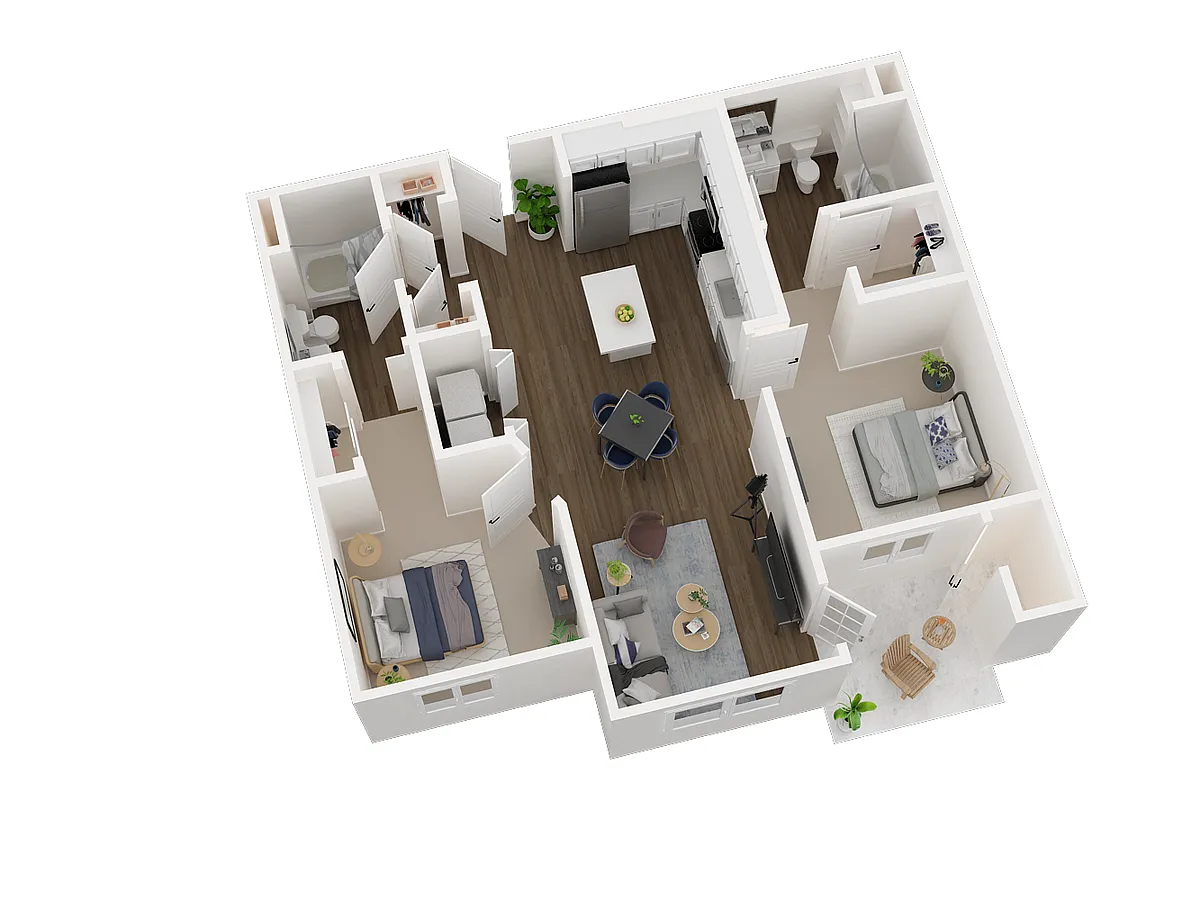 Floor plan 2x2 Sierra