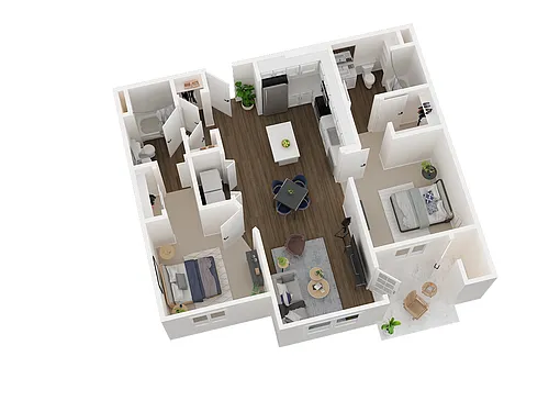 Floor plan 2x2 Sierra