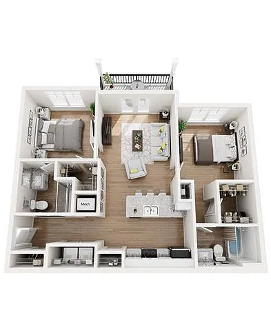 Floor plan B-1