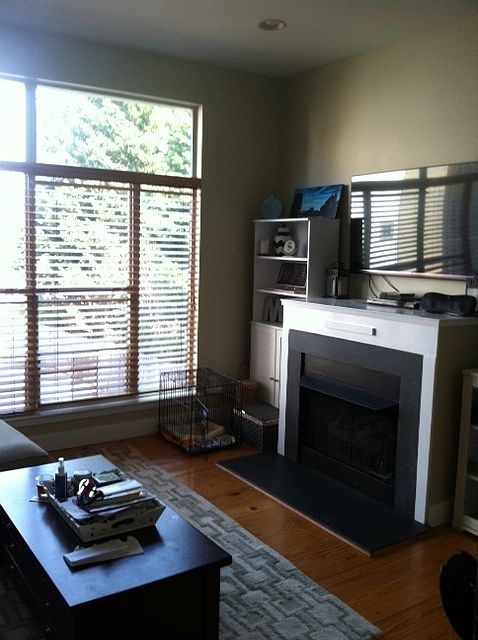 living room / fireplace