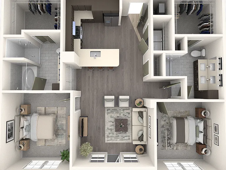 Canal 1535 Floor Plan B2 Canal 1535 Floor Plan B2