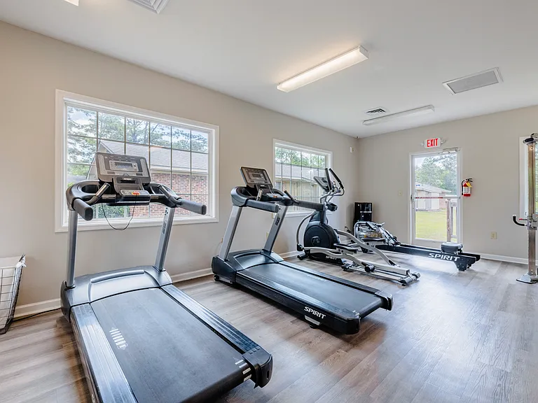 Fitness Center at Villas at North Point and South Point Apartments
