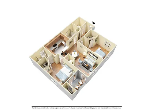 Floor plan 2X2 A