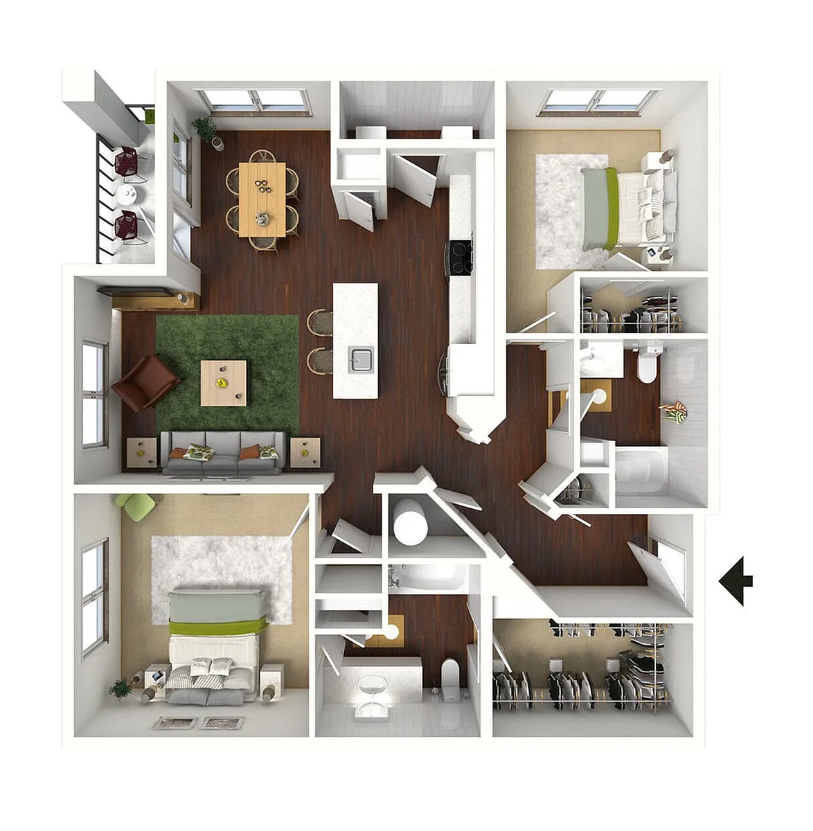 Floor plan Morgan