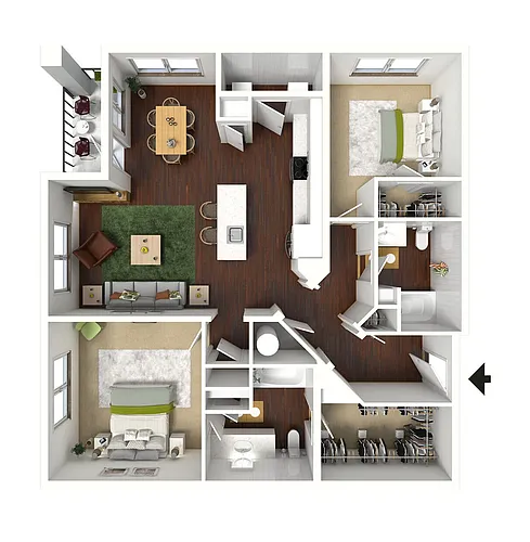 Floor plan Morgan