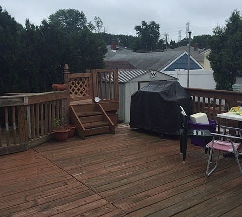 Back deck access from kitche