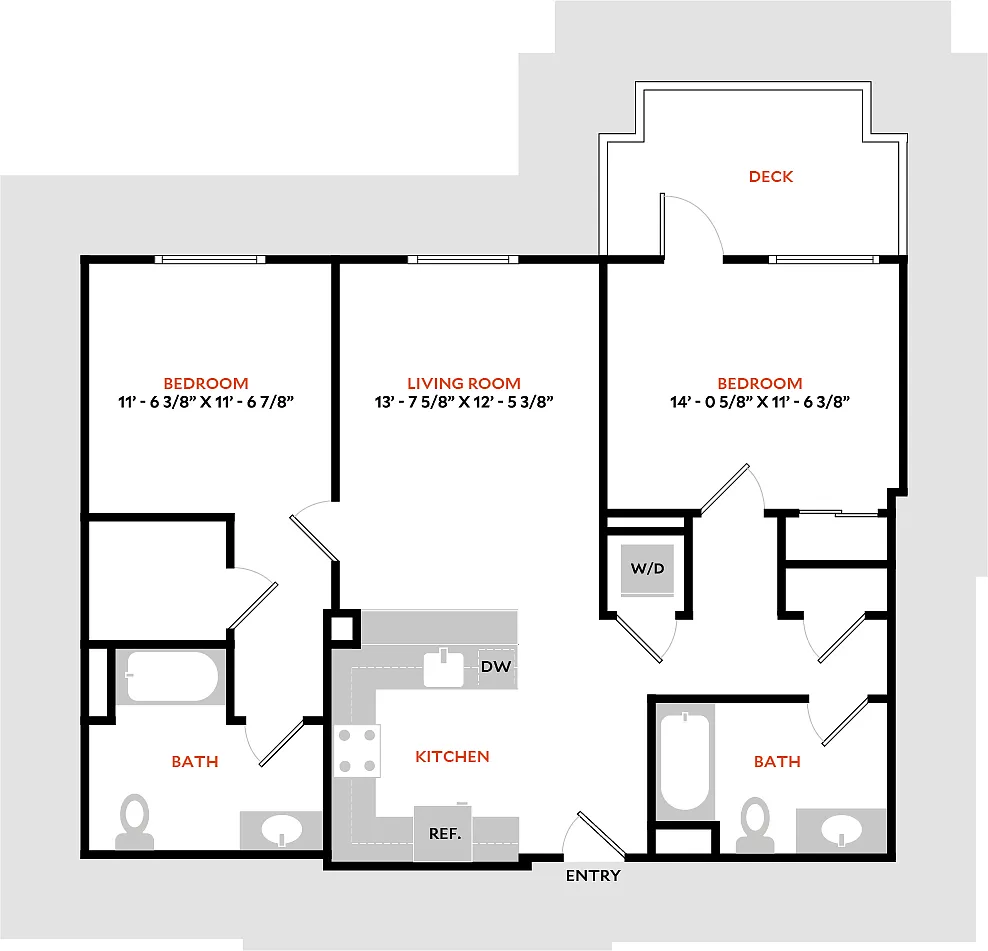 Floor plan Plan 2H