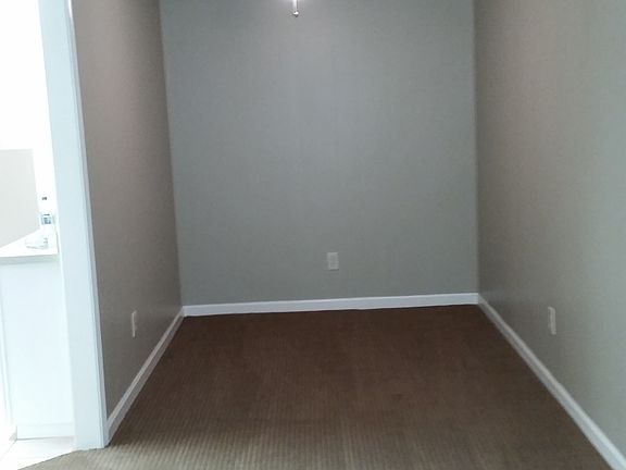 bedroom area off living room