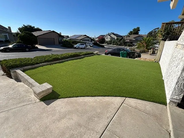 New artificial turf installed