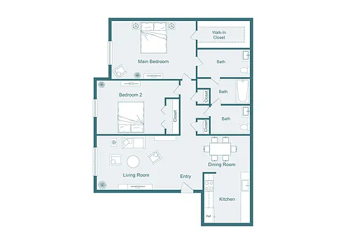 Floor plan B1