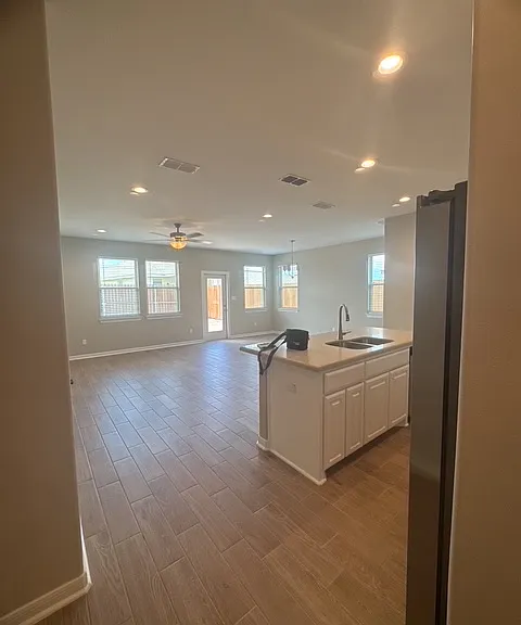 Entry to Kitchen, Dining, and Living Area