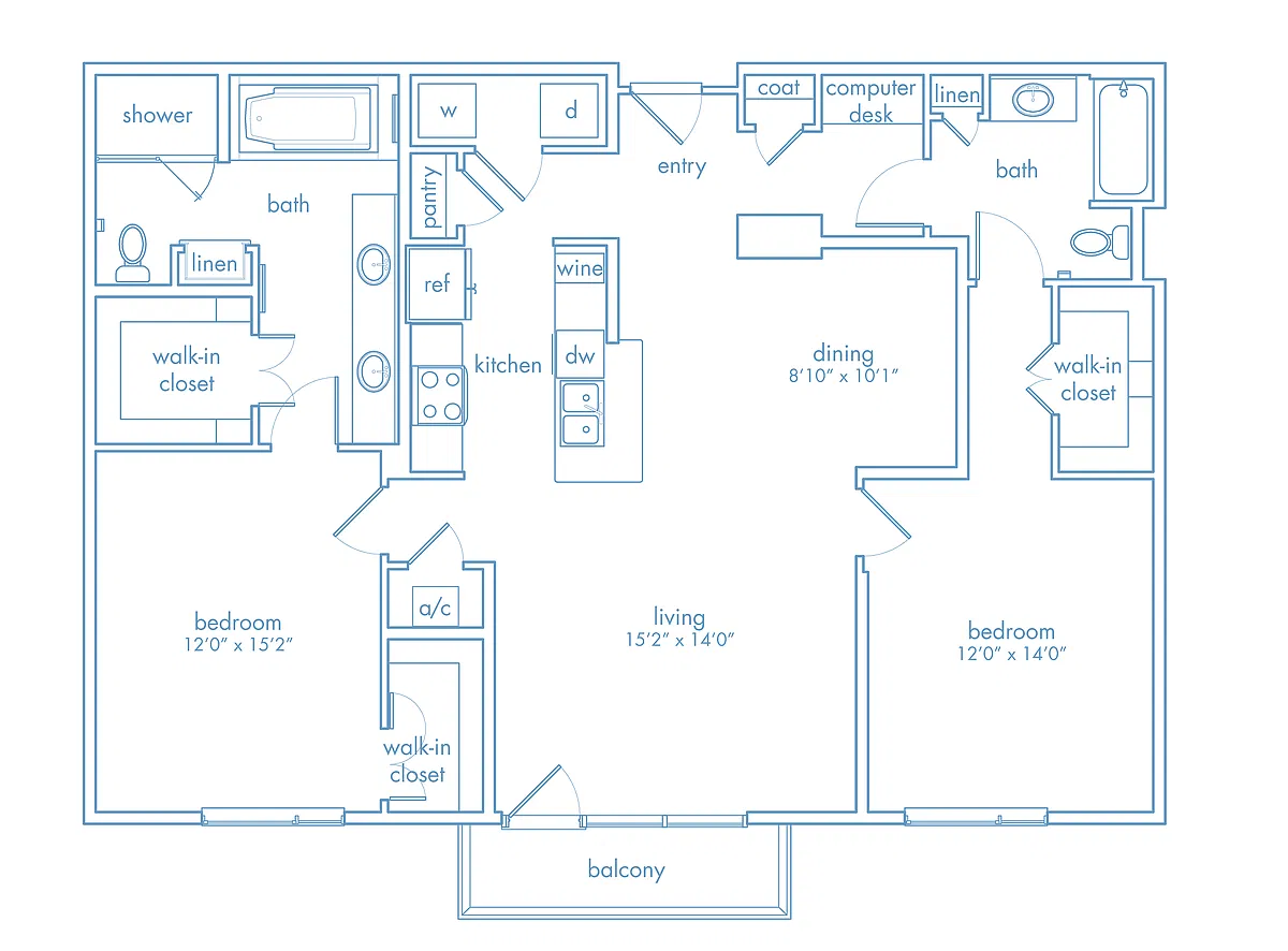Floor plan Dali One