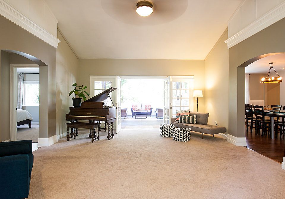 Main room leads out to deck 