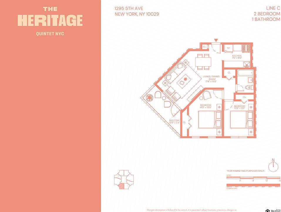 1st image of 1295 5th Ave APT 14C