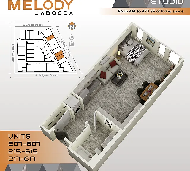 Melody Jabooda Apartments — Photo 80