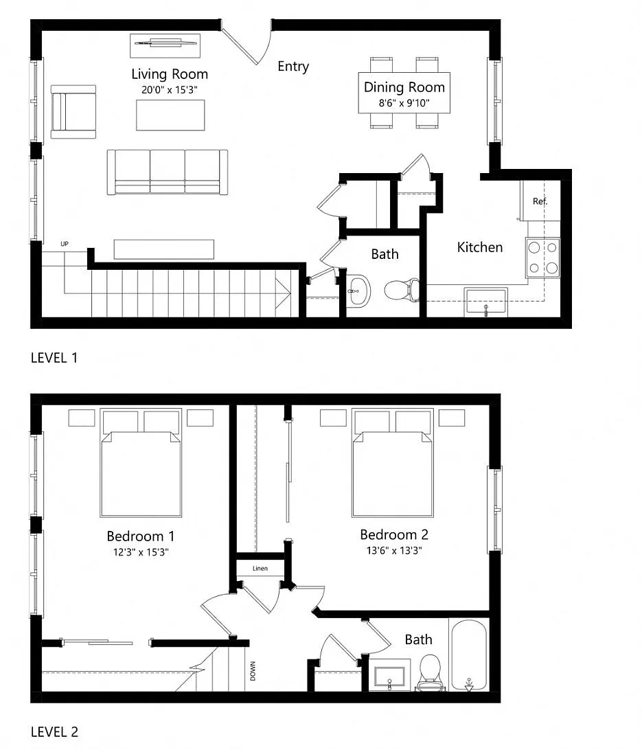 Floor plan B3-N