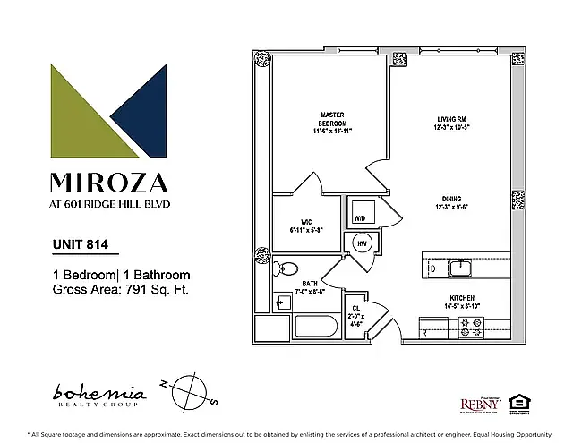 Floor plan 1br 14 Line
