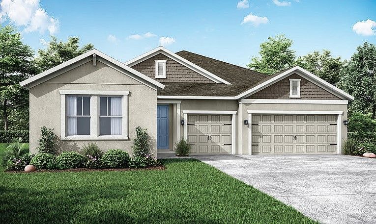 Captiva new home plan craftsman elevation at River Pointe by Wiliam Ryan Homes Tampa