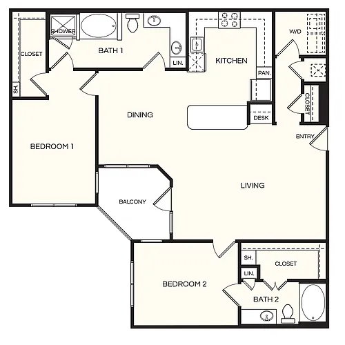 Floor plan B3