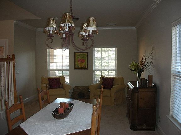 Living/Dining Rooms with Crown Moldings