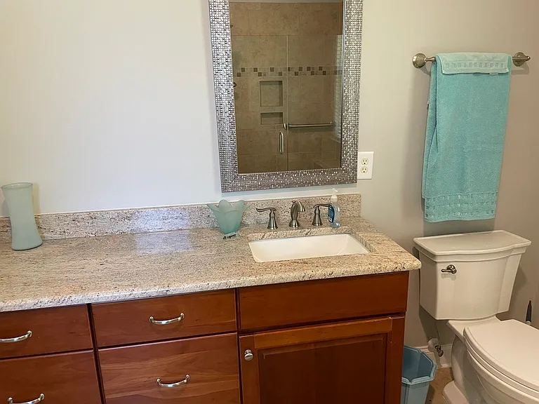 En Suite Bathroom has double basins
