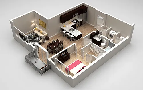 Floor plan Parker