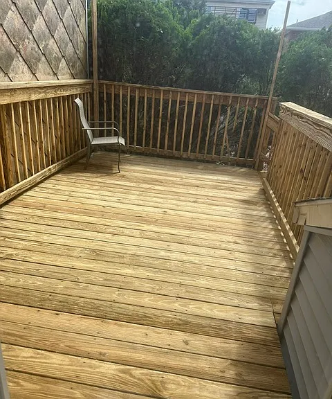 Outdoor Deck from Dining Room