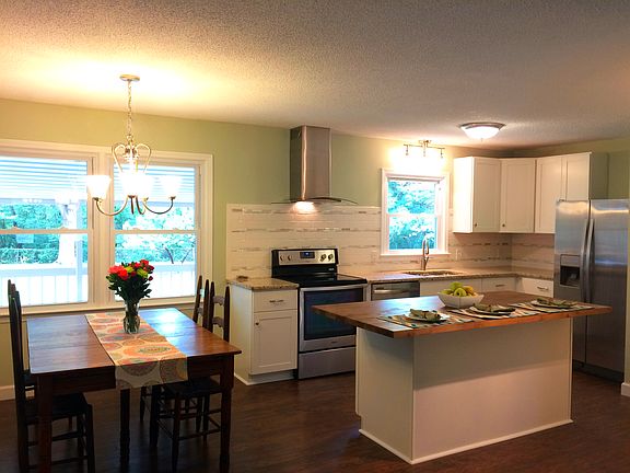 Open concept kitchen