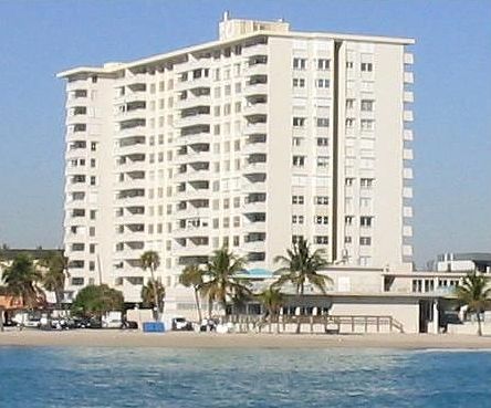Building as seen from a boat