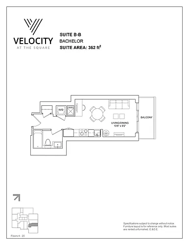 Floor plan B-B