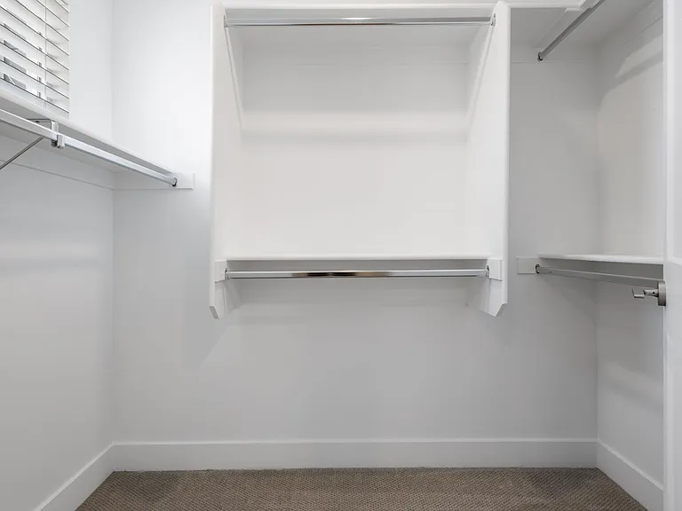 Primary closet