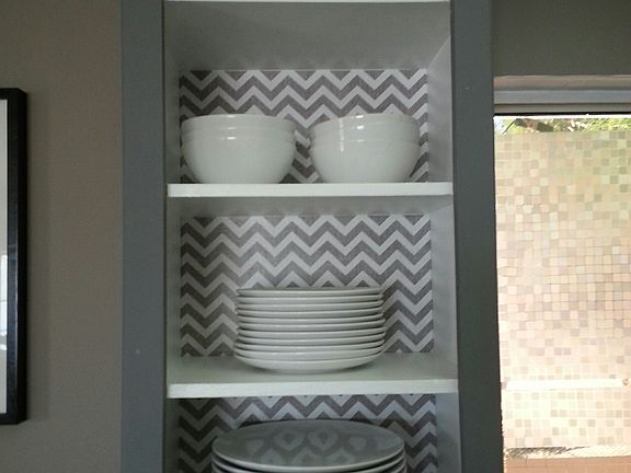 kitchen - open cabinet
