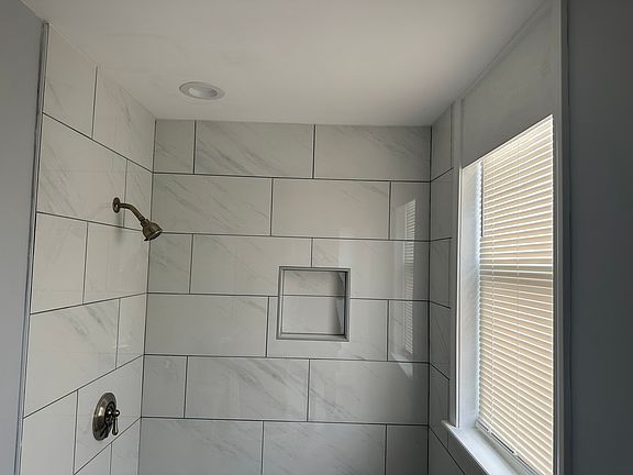 New tile shower