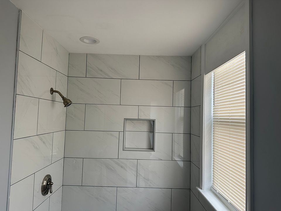 New tile shower