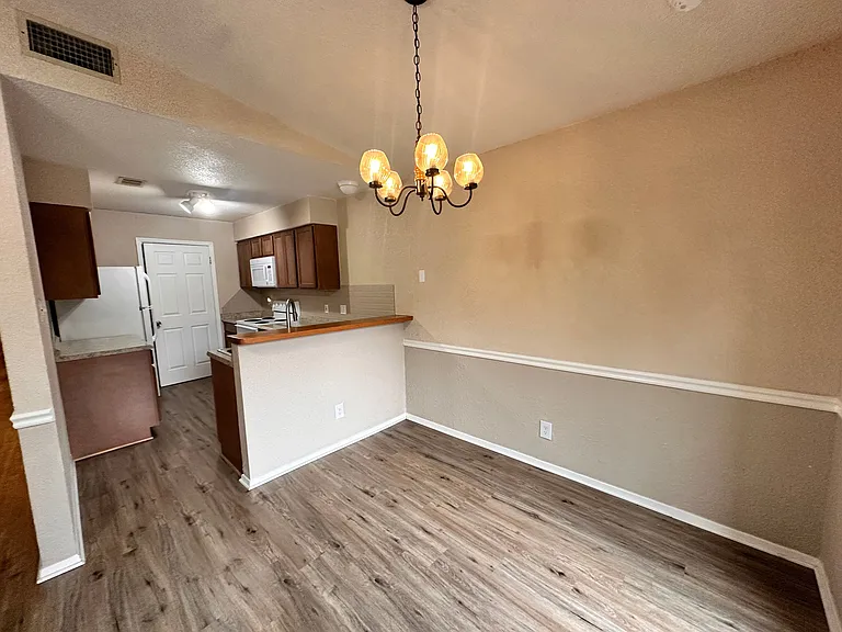 Updated kitchen! With w/d connection and pantry behind door