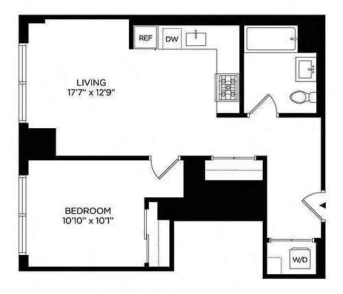 Floor plan 1AB Penthouse South