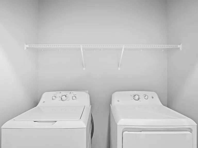 Convenient in-unit laundry
