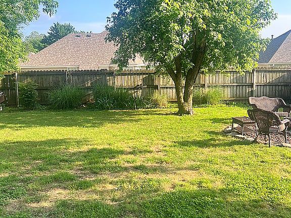 Big shaded back yard