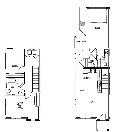 Floor plan 2X15